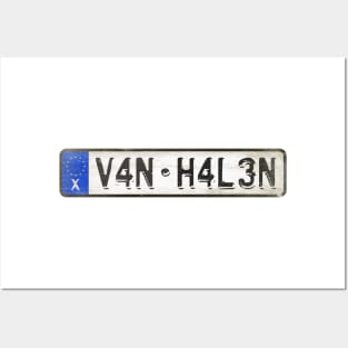 Van Halen - License Plate Posters and Art